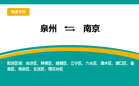 泉州到南京物流公司-泉州物流专线直达到-（今日/热线）